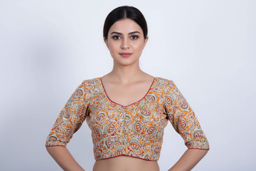 100% cotton with lining blouse