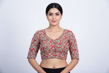 100% cotton with lining blouse