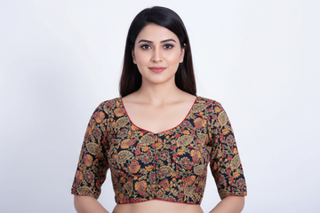 Pure cotton Kalamkari Blouse for women