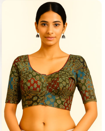 Scarlet Pure cotton Handwork Blouse