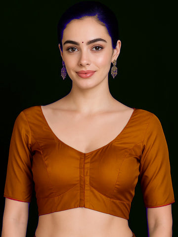 Yellow Pure silk with lining blouse