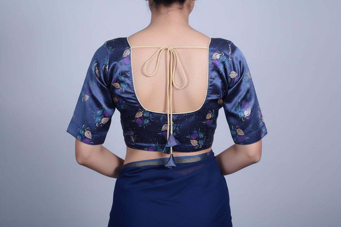 Grey Banarasi silk  Blouse