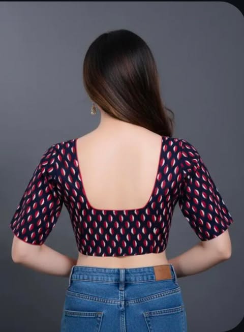 100% cotton with lining blouse