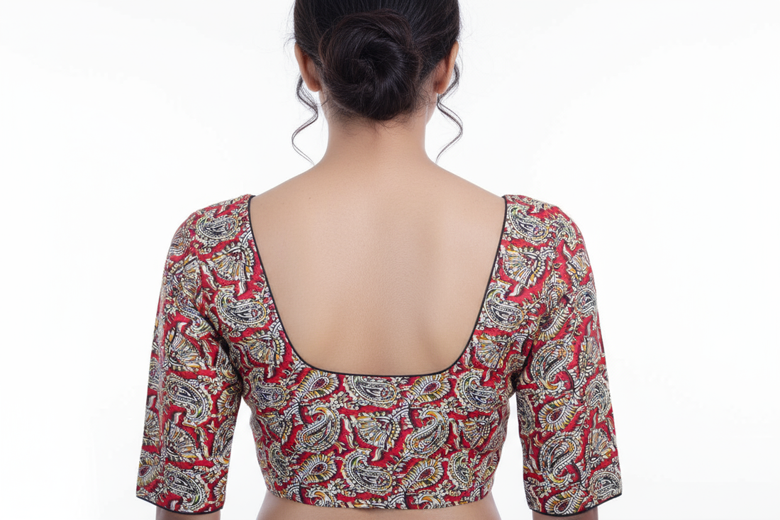 100% cotton with lining blouse