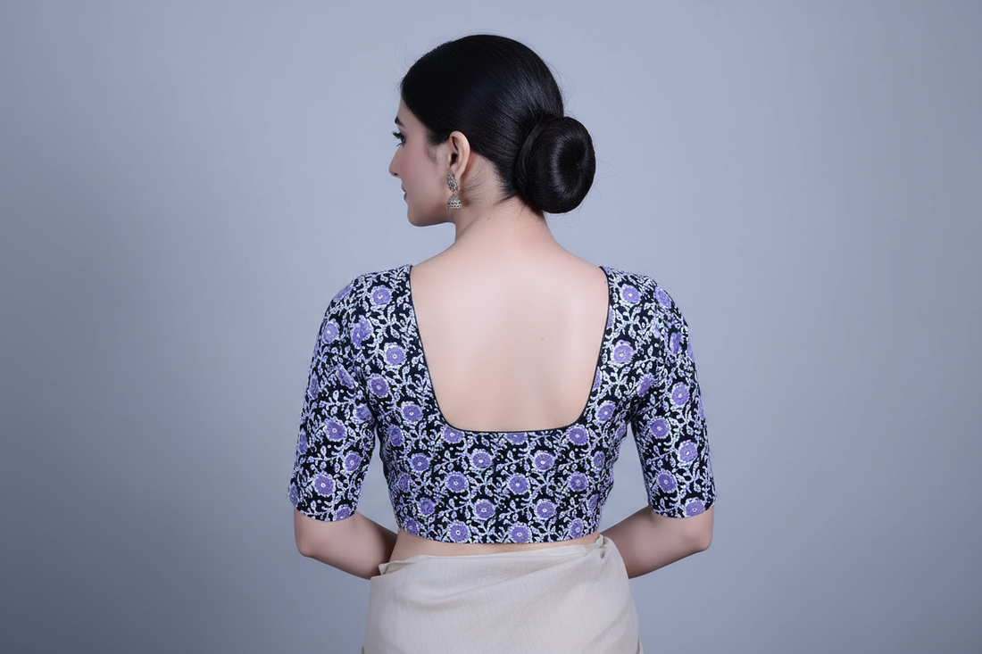 100% cotton with lining blouse