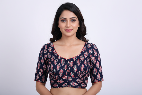 100% cotton with lining blouse