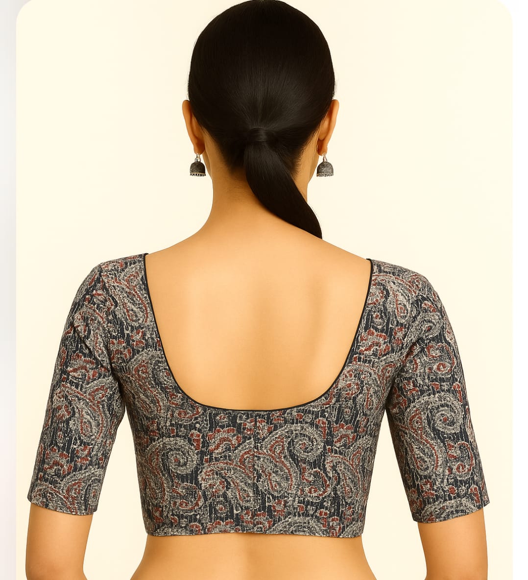 Scarlet Pure cotton Handwork Blouse for women