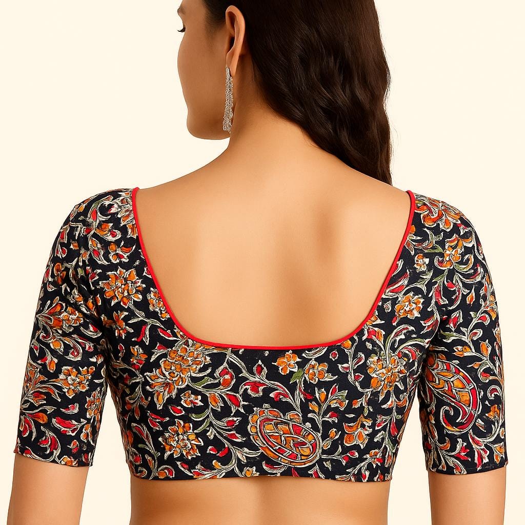 Pure cotton Kalamkari  Blouse for women