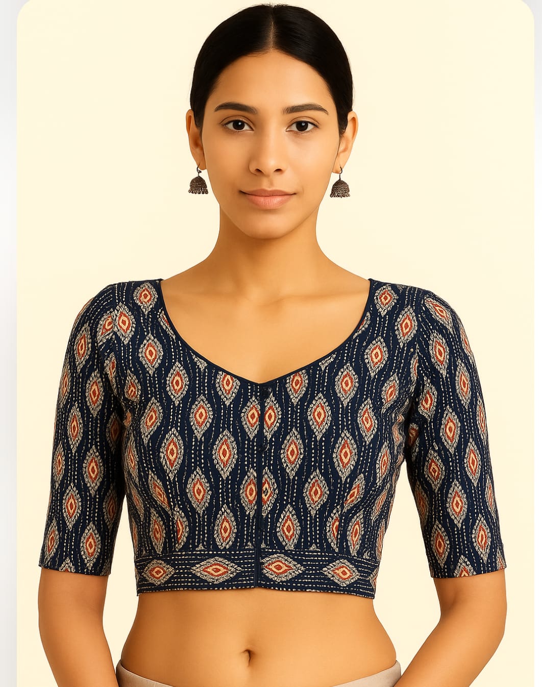 Pure cotton Handwork Blouse for women 3