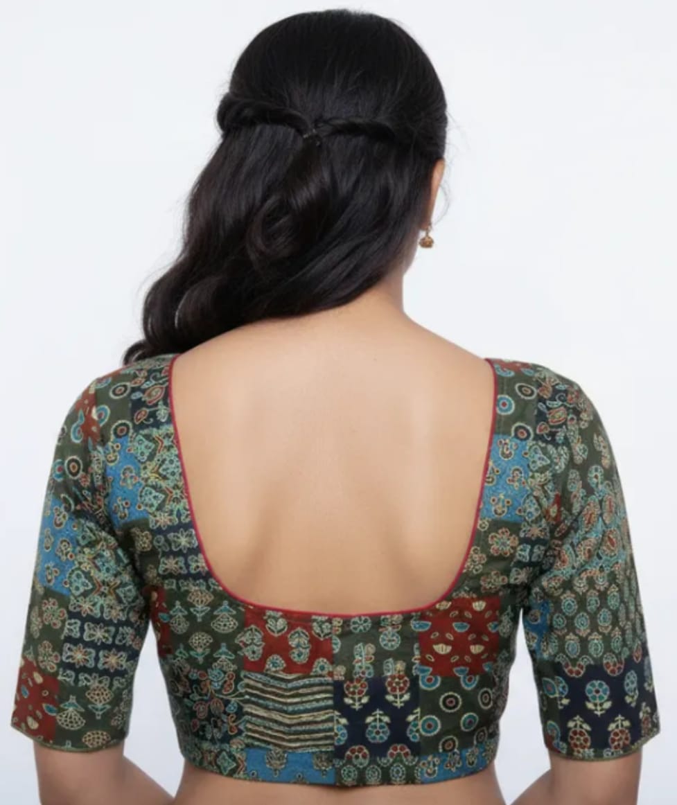 Scarlet Pure cotton Handwork Blouse