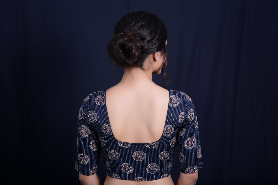 100% cotton with lining blouse