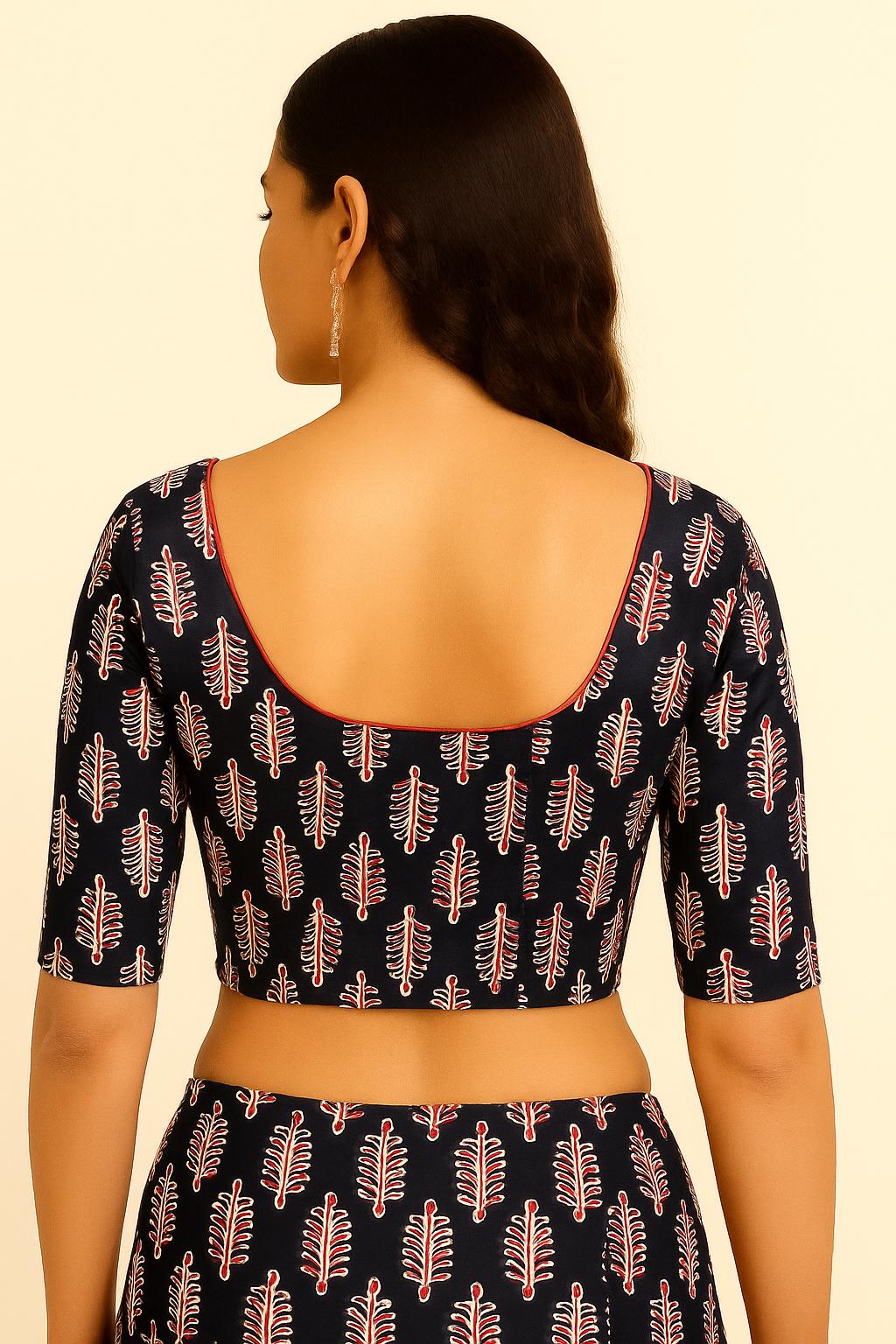 100% cotton with lining blouse