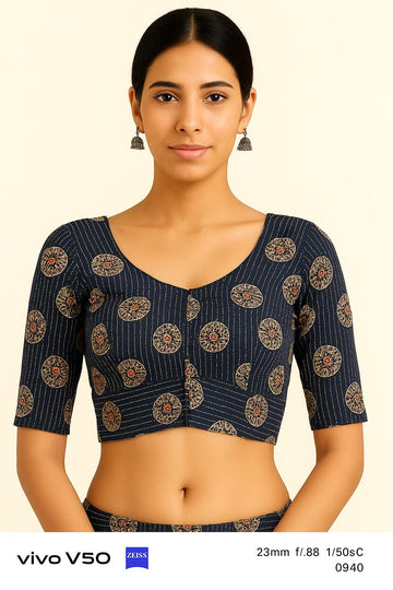 100% cotton with lining blouse