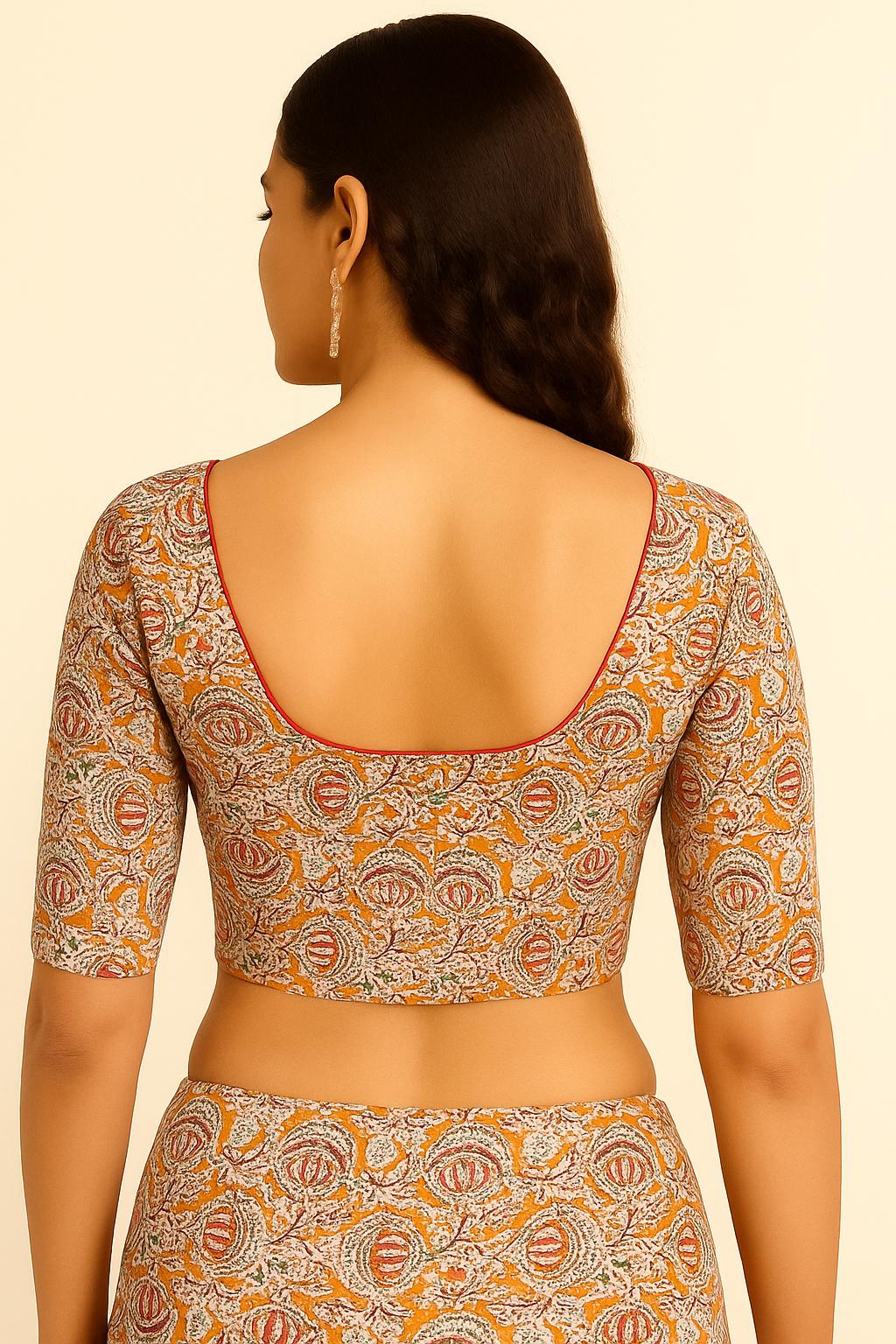 100% cotton with lining blouse