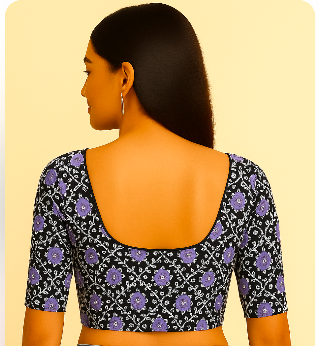 100% cotton with lining blouse
