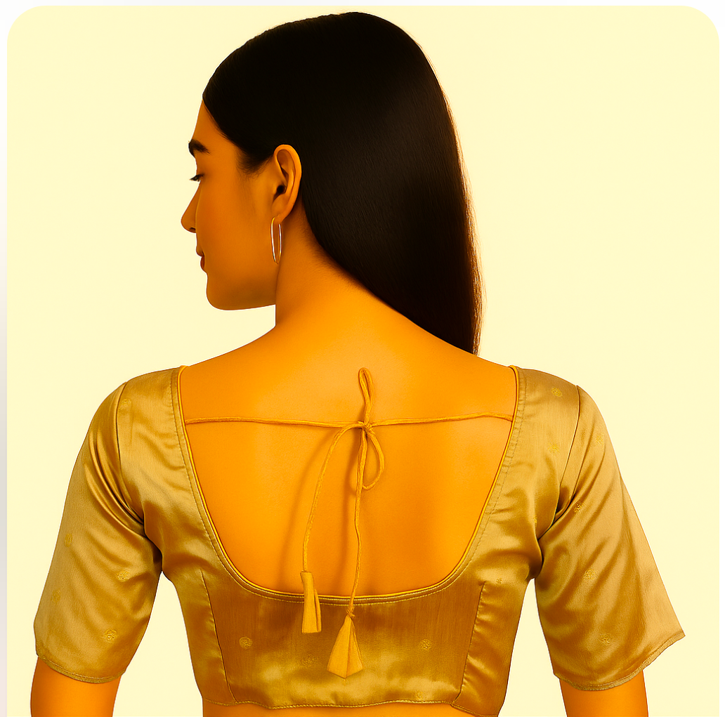 100% silk with lining blouse
