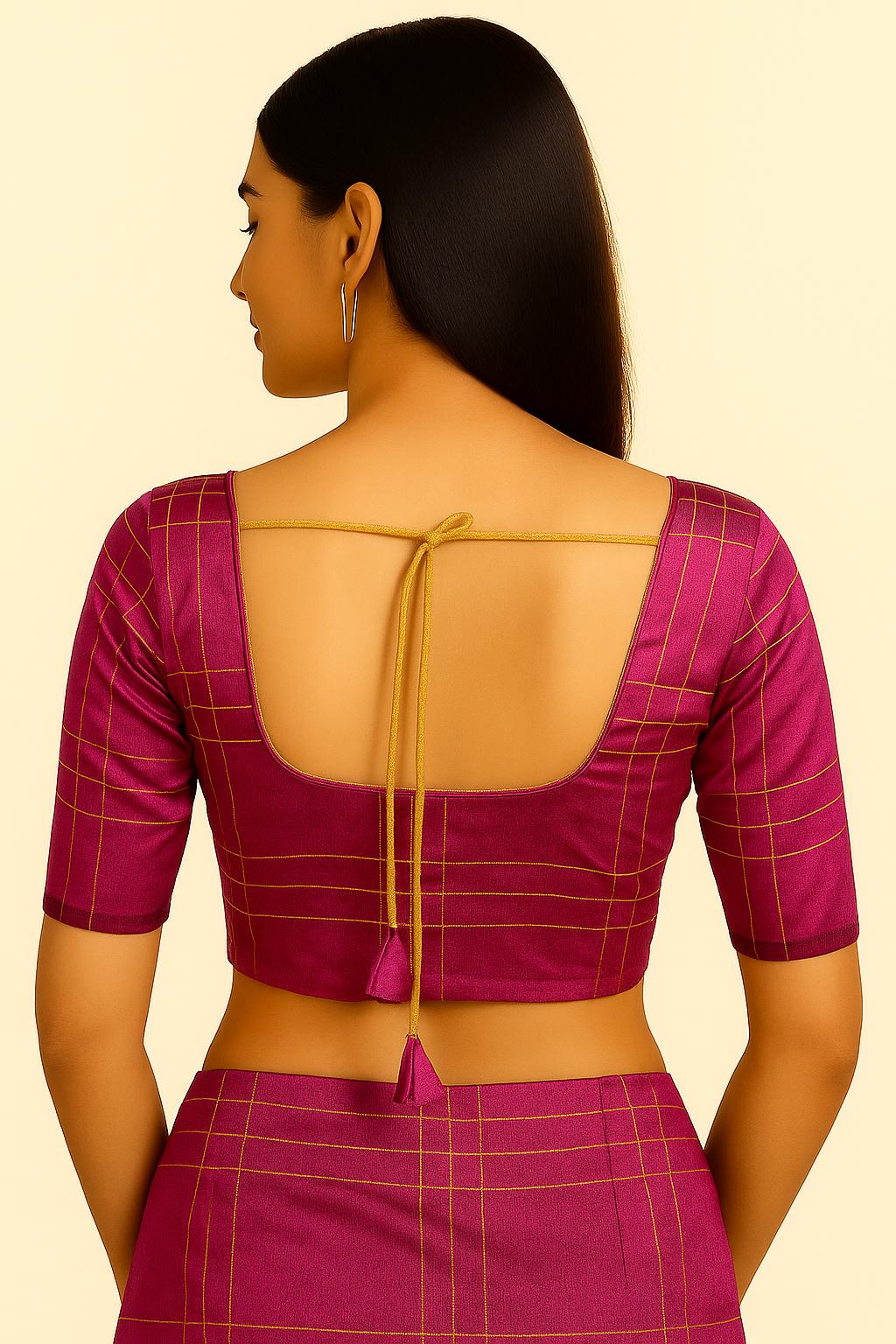 100% silk with lining blouse